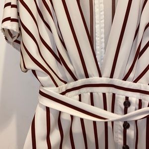 Forever 21 stripped babydoll dress in Large